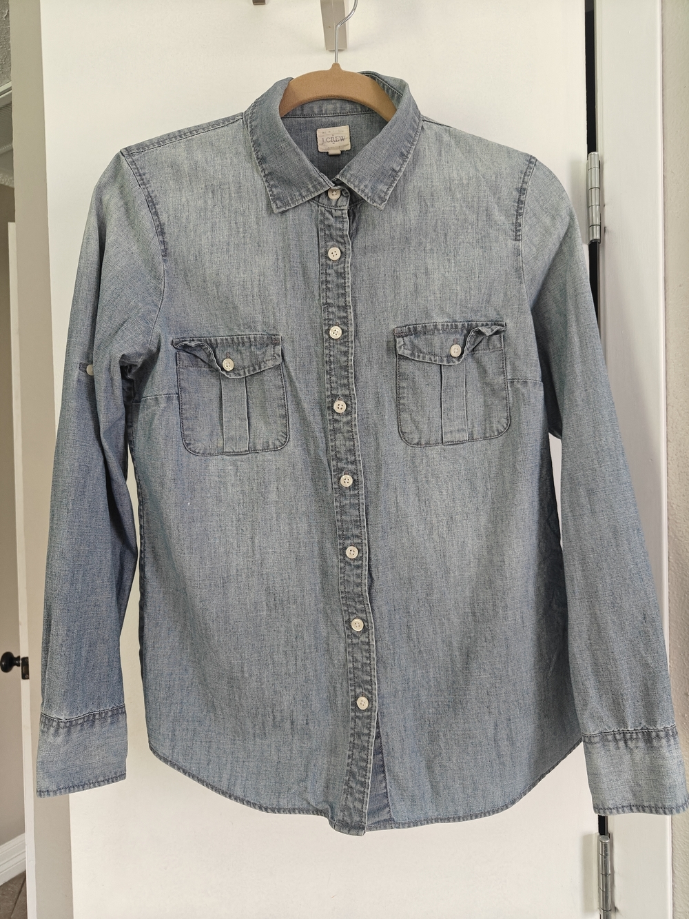 J. Crew Blue Denim Shirt
